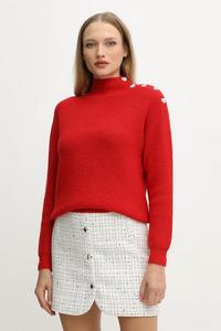 Свитер MSTORI из смесовой шерсти Morgan, красный