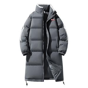 Пуховик Unisex Stand Collar на флисе WARRIOR, темно-серый (diy detachable brand merch)