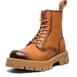 V05 Мужские ботинки Martin желтые с флисовой подкладкой, цвет Yellow[Fleece-Lined]