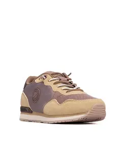 Женские кроссовки на шнуровке от XTI, коричневый/бежевый