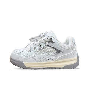 Нескользящие, износостойкие, дышащие, легкие, увеличивающие рост, низкие повседневные туфли цвета экрю для женщин SHUMO, Ecru