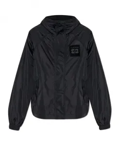 Куртка с капюшоном Ganni, черный