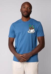 Футболка с принтом watapparel, светло-голубой