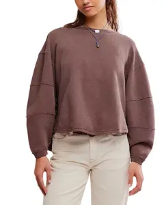 Футболка с изображением полного затмения. Free People, коричневый