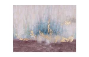 Акриловая картина ручной работы KUNSTLOFT Macht der Erde, бирюзовый