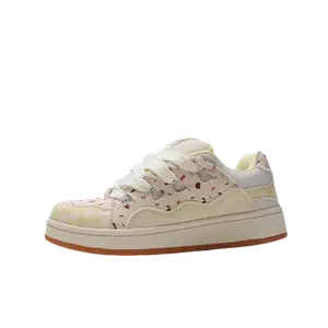 JimiXiong Женские скейтерские кеды Low Top клюквенного цвета, цвет Cranberry