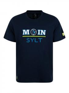 SCHIETWETTER Футболка "Плохая погода" от Матти Мукша, темно-синего цвета