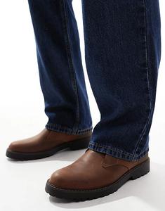 Ботинки Maxwell из водонепроницаемой кожи коричневого цвета Barbour