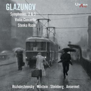 CD диск Glazunov / Milstein / Steinberg / Ansermet: Alexandr Glazunov: Symphonies 2 & 3 Violin Concerto Stenka Razin