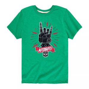 Футболка с рисунком Transformers Forever для мальчиков 8–20 лет Licensed Character, зеленый