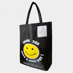 Складная улыбка карманная сумка через плечо FASHNZFAB, черный