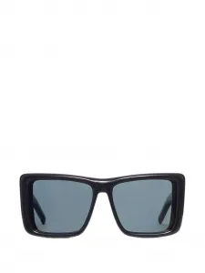 Солнцезащитные очки в квадратной оправе SAINT LAURENT, черный