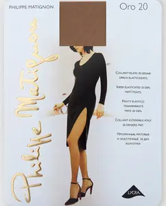 Женские прозрачные трусики Philippe Matignon плотностью 20 ден, цвет Arena