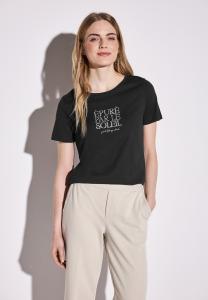 Футболка с принтом MIT WORDING Street One, черный