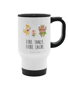 Кружка Алоха с лесными животными и надписью белого цвета Mr. & Mrs. Panda