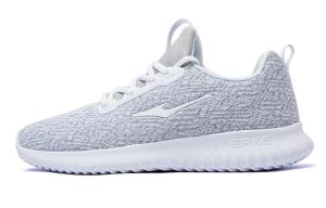 Кроссовки ERKE Training Shoes Men Low-top White/Light Gray, белый/светло-серый