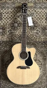Alvarez AJ80CE Джамбо Акустическая/Электрогитара с вырезом, профессиональная настройка