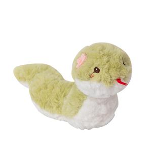 MERCONSER Плюшевая игрушка маленькая зеленая змея плюшевая кукла высота 25см