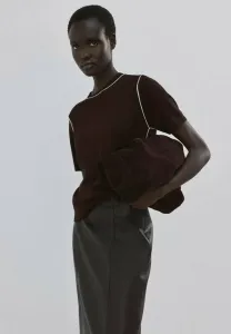 Простая футболка Mango, Brown