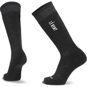 Снежные носки с логотипом и полной амортизацией Le Bent, Black
