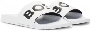 Мужские слайдеры BOSS Aryeh, сделанные в Италии, с крупным логотипом, размер
