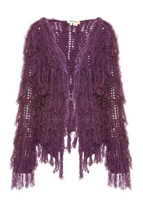 Вязаный кардиган ebeeza, фиолетовый