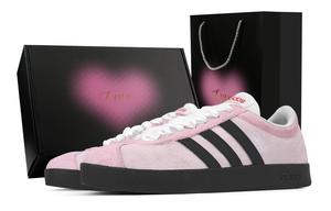 Adidas Neo Кроссовки для скейтбординга VL Court 2.0 Low Top, унисекс, розовые