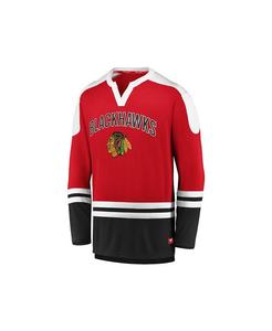 Мужская рубашка с круглым вырезом Chicago Blackhawks Slapshot Majestic, мультиколор