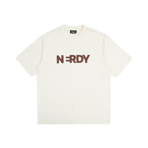 Nerdy Футболка унисекс цвета экрю