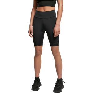 Шорты Urban Classics High Waist Tech Mesh, черный