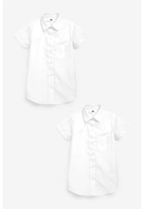 Блузка-рубашка 2 PACK SHORT SLEEVE Next, цвет white (458579)