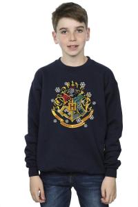 Толстовка с рождественским гербом Harry Potter, темно-синий