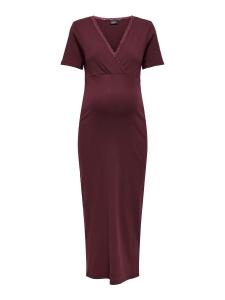 Платье Only Maternity MIPASS, бордовый