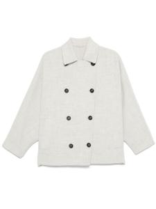 Brunello Cucinelli бушлат ручной работы, белый