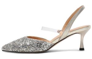 Туфли женские на высоком каблуке золотой Cameido, золотой