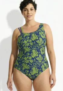 Блютен, мягкие чашки, рундхалы, купальник из вторичного сырья. Ulla Popken, Dark Blue