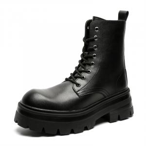 V ZERO FIVE Короткие полусапоги Мартин высотой 6 см унисекс черные 7368 на флисовой подкладке мужские, цвет Black 7368 Fleece-Lined (Men's)