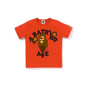 Футболка FW24 детская A BATHING APE, оранжевый