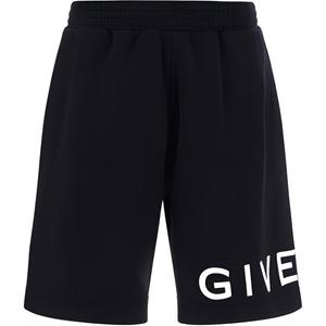 Боксерские шорты Boxy Fit с вышитым логотипом Givenchy, черный