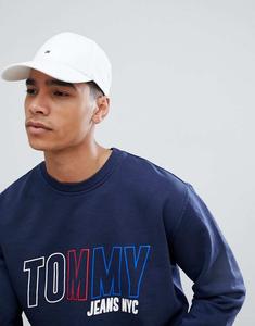 Белая бейсболка с классическим флагом Tommy Hilfiger