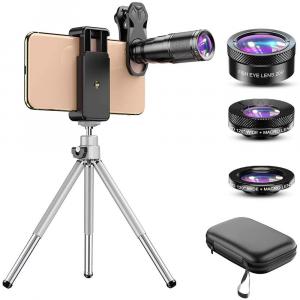 Apexel 4-in-1 Smartphone Lens with Tripod APL-22X105-4IN1