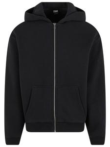 Переходная куртка Urban Classics Zip-Kapuzenpullover, черный