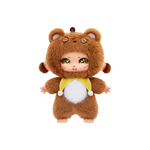 Нежная милая мягкая плюшевая кукла Little Dreamer высотой 15 см Pissie, коричневый