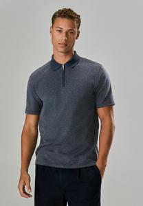 Поло Next REGULAR FIT-HERITAGE BRUSHED PATTERN, Navy Blue Twill/Dark Blue