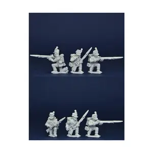 Смешанная рота Британского центра в Бельгийском Шако, на коленях, стрельба/зарядка, Napoleonics - British (28mm) (Front Rank Miniatures)