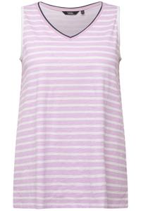 Вязаный топ Ulla Popken, светло-фиолетовый