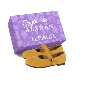 Alxnan Туфли Мэри Джейн женские розовые/желтые/хаки