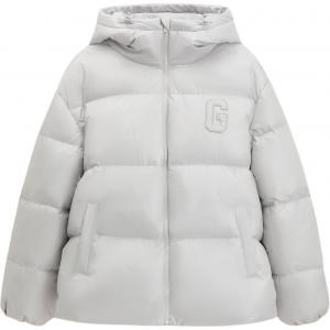 Пуховики и пальто женские gray GAP, серый