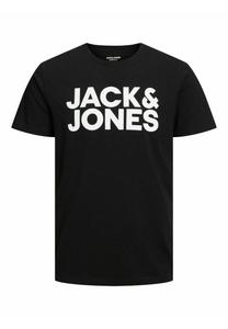 Футболка с принтом JJECORP LOGO O NECK Jack & Jones, цвет black