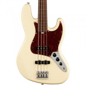 Басс гитара Fender American Professional II Jazz Bass Fretless - Rosewood Fingerboard - Olympic White